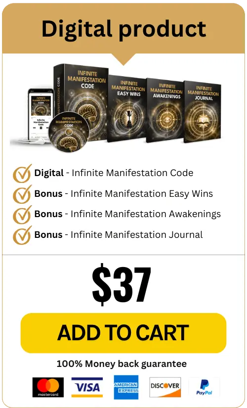 Infinite Manifestation Code™ Price And Buy Label